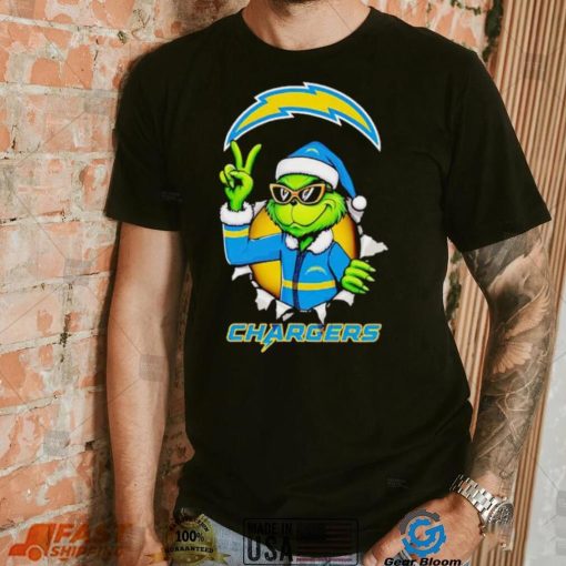 Cool Grinch Los Angeles Chargers Christmas shirt