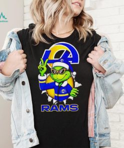 Cool Grinch Los Angeles Rams Christmas shirt