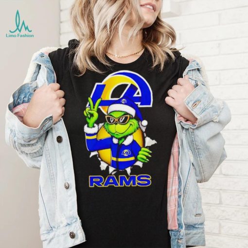 Cool Grinch Los Angeles Rams Christmas shirt