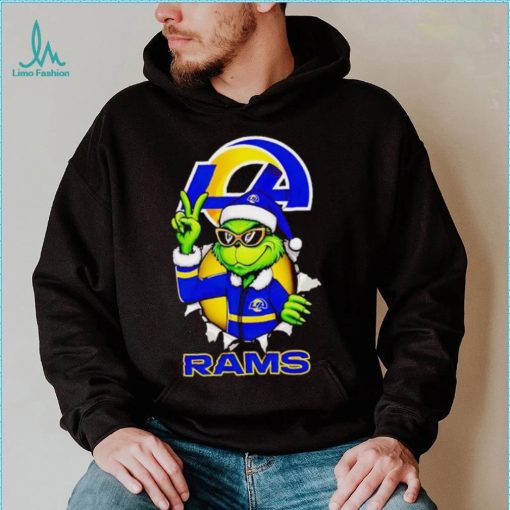 Cool Grinch Los Angeles Rams Christmas shirt