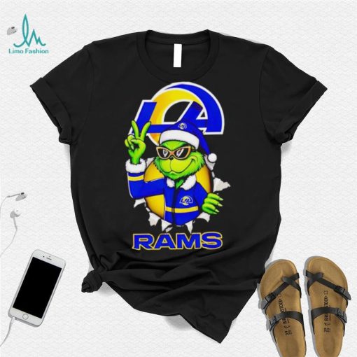 Cool Grinch Los Angeles Rams Christmas shirt