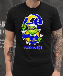 Cool Grinch Los Angeles Rams Christmas shirt