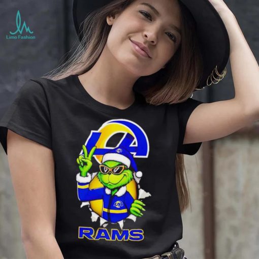 Cool Grinch Los Angeles Rams Christmas shirt