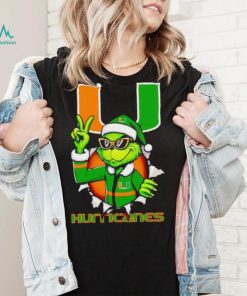 Cool Grinch Miami Hurricanes Christmas shirt
