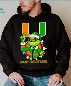 Cool Grinch Miami Hurricanes Christmas shirt