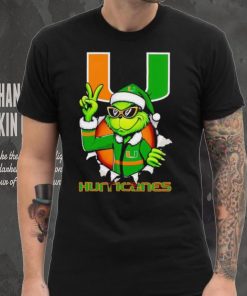 Cool Grinch Miami Hurricanes Christmas shirt