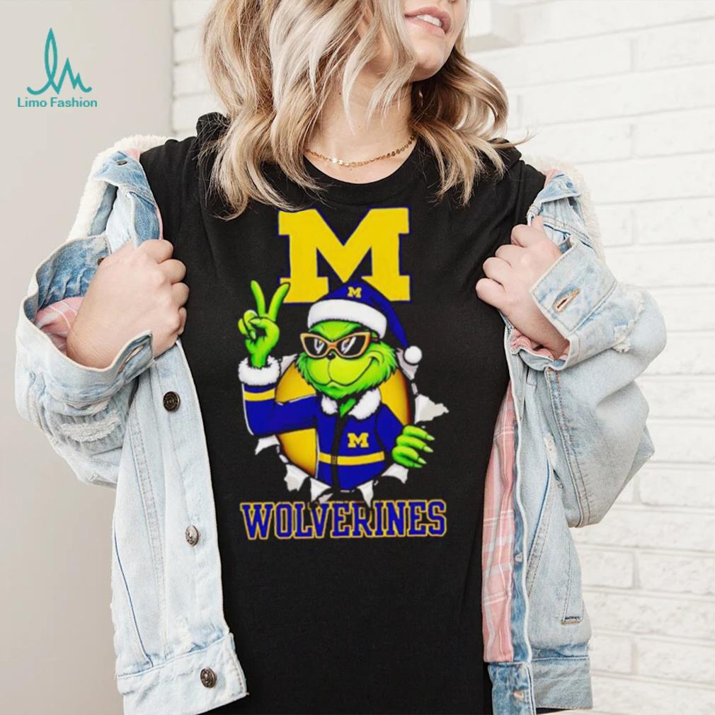 Cool Grinch Michigan Wolverines Christmas shirt Cool Grinch Michigan Wolverines Christmas shirt