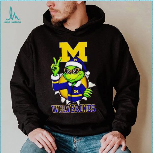 Cool Grinch Michigan Wolverines Christmas shirt
