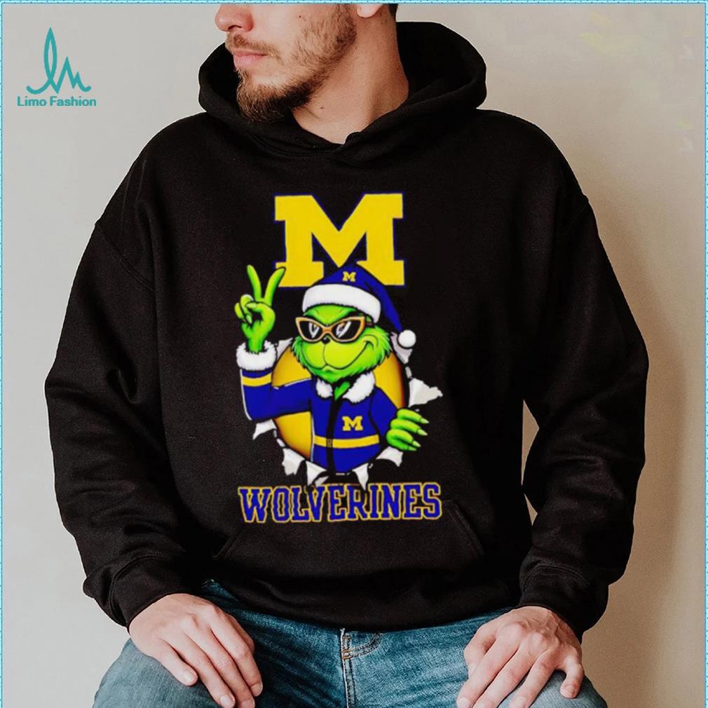 Cool Grinch Michigan Wolverines Christmas shirt Cool Grinch Michigan Wolverines Christmas shirt