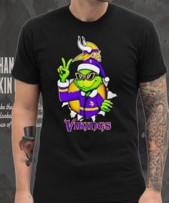 Cool Grinch Minnesota Vikings Christmas shirt