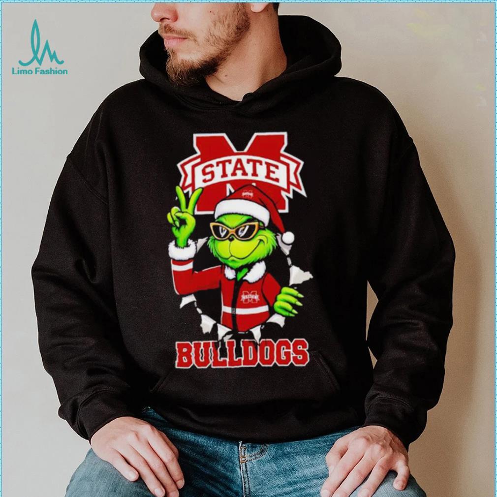 Cool Grinch Mississippi State Bulldogs Christmas shirt Cool Grinch Mississippi State Bulldogs Christmas shirt