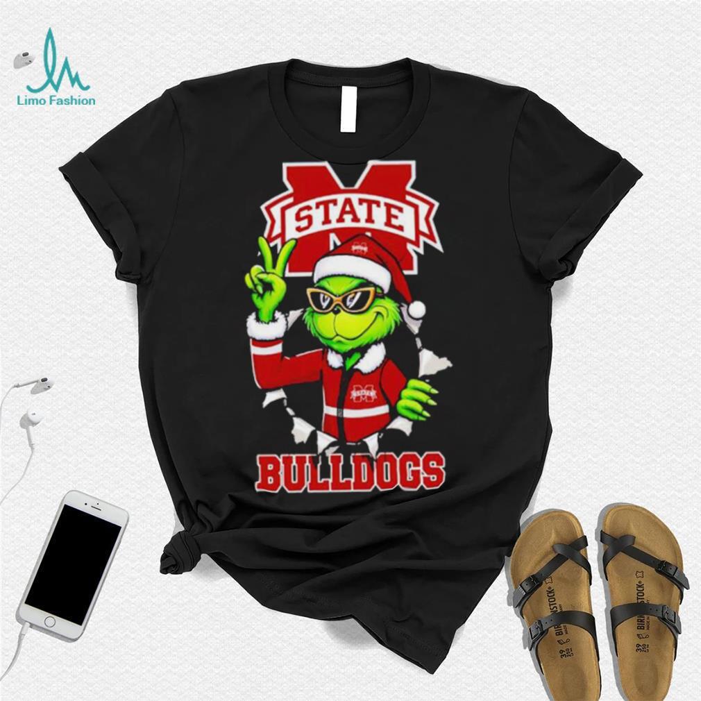 Cool Grinch Mississippi State Bulldogs Christmas shirt Cool Grinch Mississippi State Bulldogs Christmas shirt