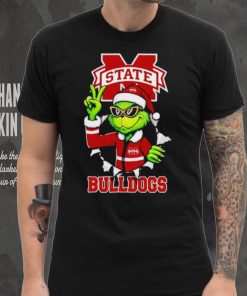 Cool Grinch Mississippi State Bulldogs Christmas shirt