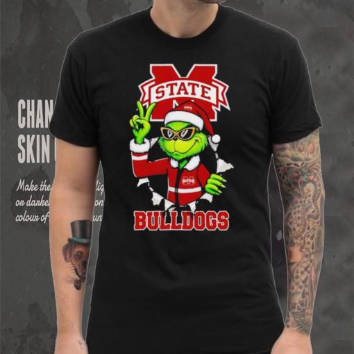 Cool Grinch Mississippi State Bulldogs Christmas shirt