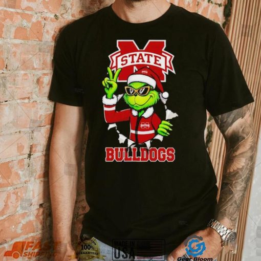 Cool Grinch Mississippi State Bulldogs Christmas shirt