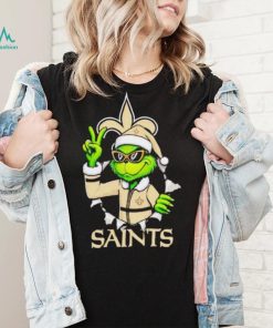 Cool Grinch New Orleans Saints Christmas shirt