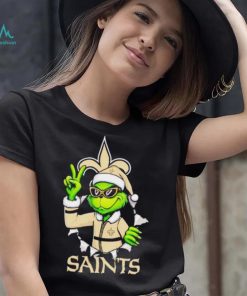 Cool Grinch New Orleans Saints Christmas shirt