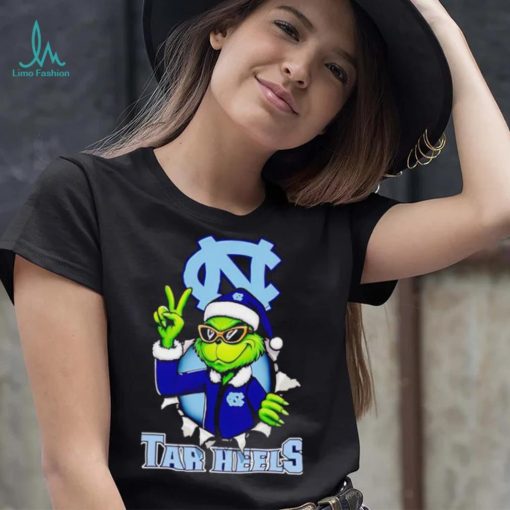 Cool Grinch North Carolina Tar Heels Christmas shirt