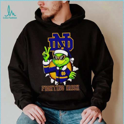 Cool Grinch Notre Dame Fighting Irish Christmas shirt