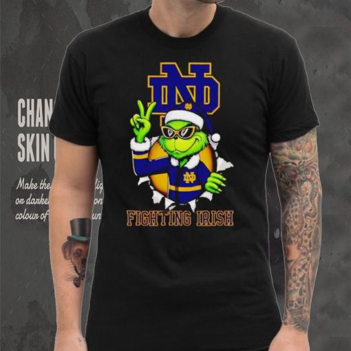 Cool Grinch Notre Dame Fighting Irish Christmas shirt