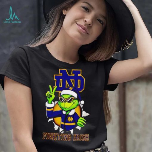 Cool Grinch Notre Dame Fighting Irish Christmas shirt