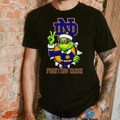 Cool Grinch Notre Dame Fighting Irish Christmas shirt
