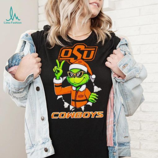 Cool Grinch Oklahoma State Cowboys Christmas shirt
