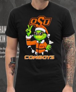 Cool Grinch Oklahoma State Cowboys Christmas shirt