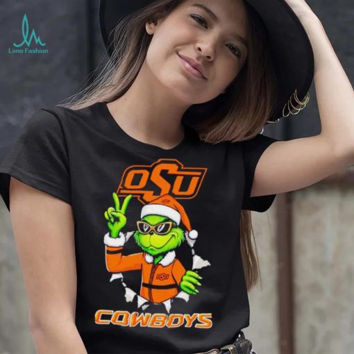 Cool Grinch Oklahoma State Cowboys Christmas shirt
