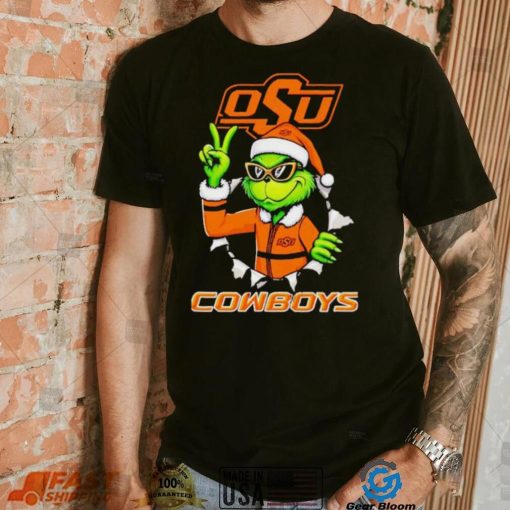 Cool Grinch Oklahoma State Cowboys Christmas shirt