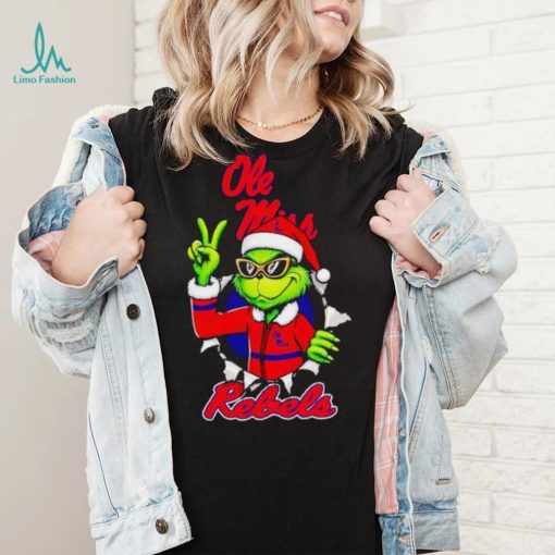 Cool Grinch Ole Miss Rebels Christmas shirt