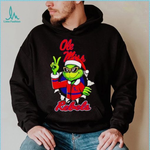 Cool Grinch Ole Miss Rebels Christmas shirt