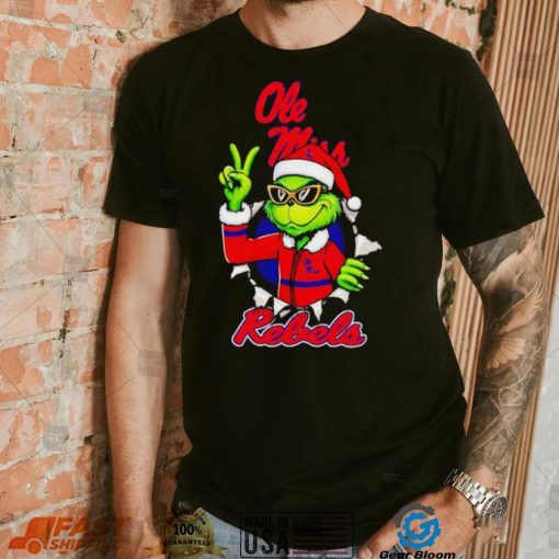 Cool Grinch Ole Miss Rebels Christmas shirt