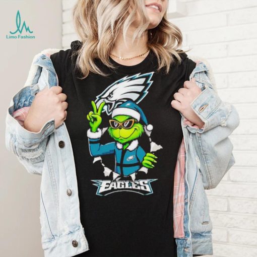 Cool Grinch Philadelphia Eagles Christmas shirt