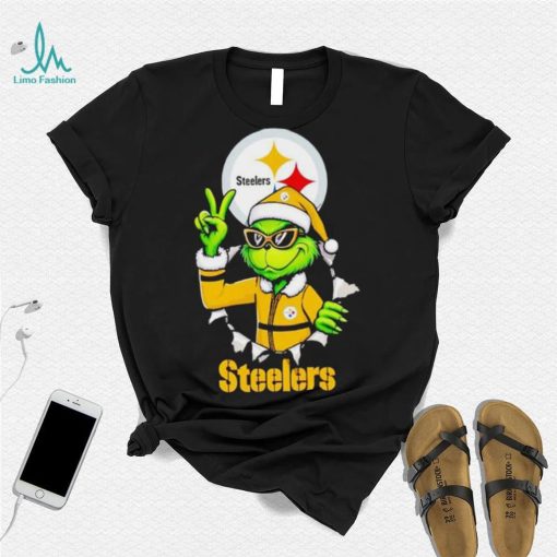 Cool Grinch Pittsburgh Steelers Christmas shirt