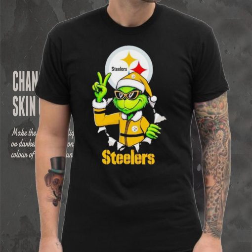 Cool Grinch Pittsburgh Steelers Christmas shirt