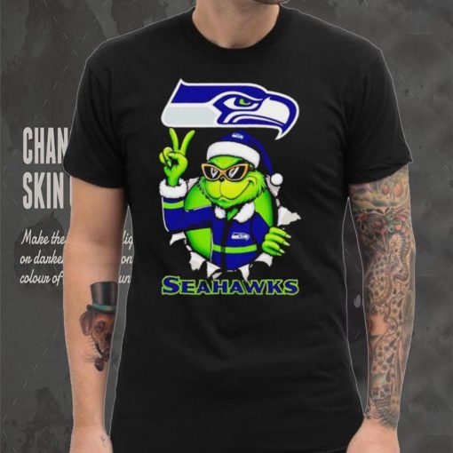 Cool Grinch Seattle Seahawks Christmas shirt
