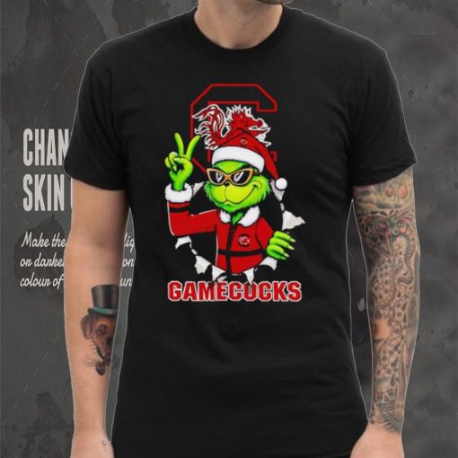 Cool Grinch South Carolina Gamecocks Christmas shirt