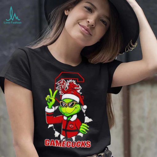 Cool Grinch South Carolina Gamecocks Christmas shirt
