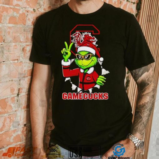 Cool Grinch South Carolina Gamecocks Christmas shirt