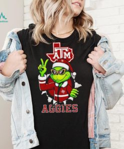Cool Grinch Texas A&M Aggies Christmas shirt