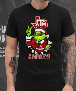Cool Grinch Texas A&M Aggies Christmas shirt