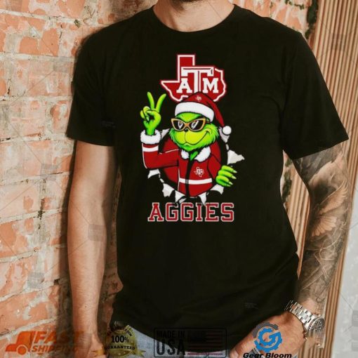 Cool Grinch Texas A&M Aggies Christmas shirt