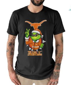 Cool Grinch Texas Longhorns Christmas Ncaa Football Shirt