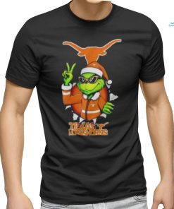 Cool Grinch Texas Longhorns Christmas Ncaa Football Shirt