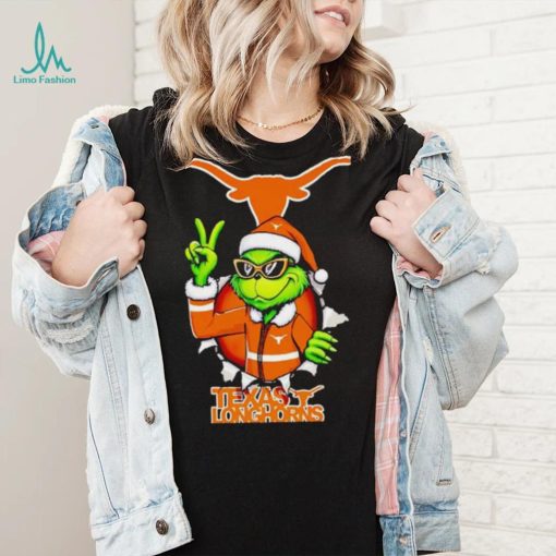 Cool Grinch Texas Longhorns Christmas shirt