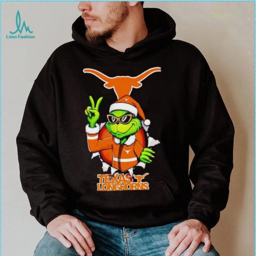 Cool Grinch Texas Longhorns Christmas shirt