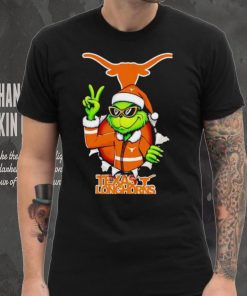 Cool Grinch Texas Longhorns Christmas shirt