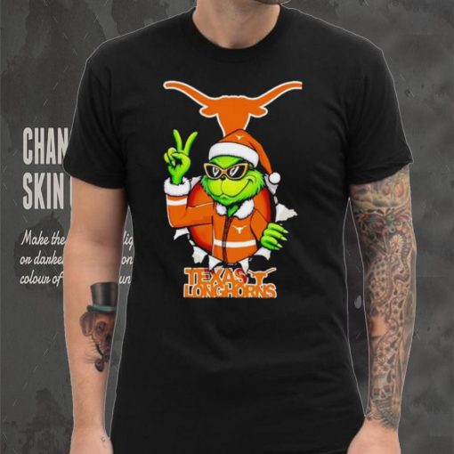 Cool Grinch Texas Longhorns Christmas shirt
