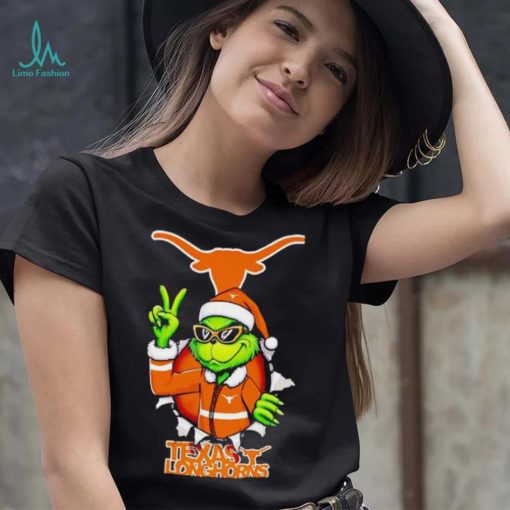 Cool Grinch Texas Longhorns Christmas shirt